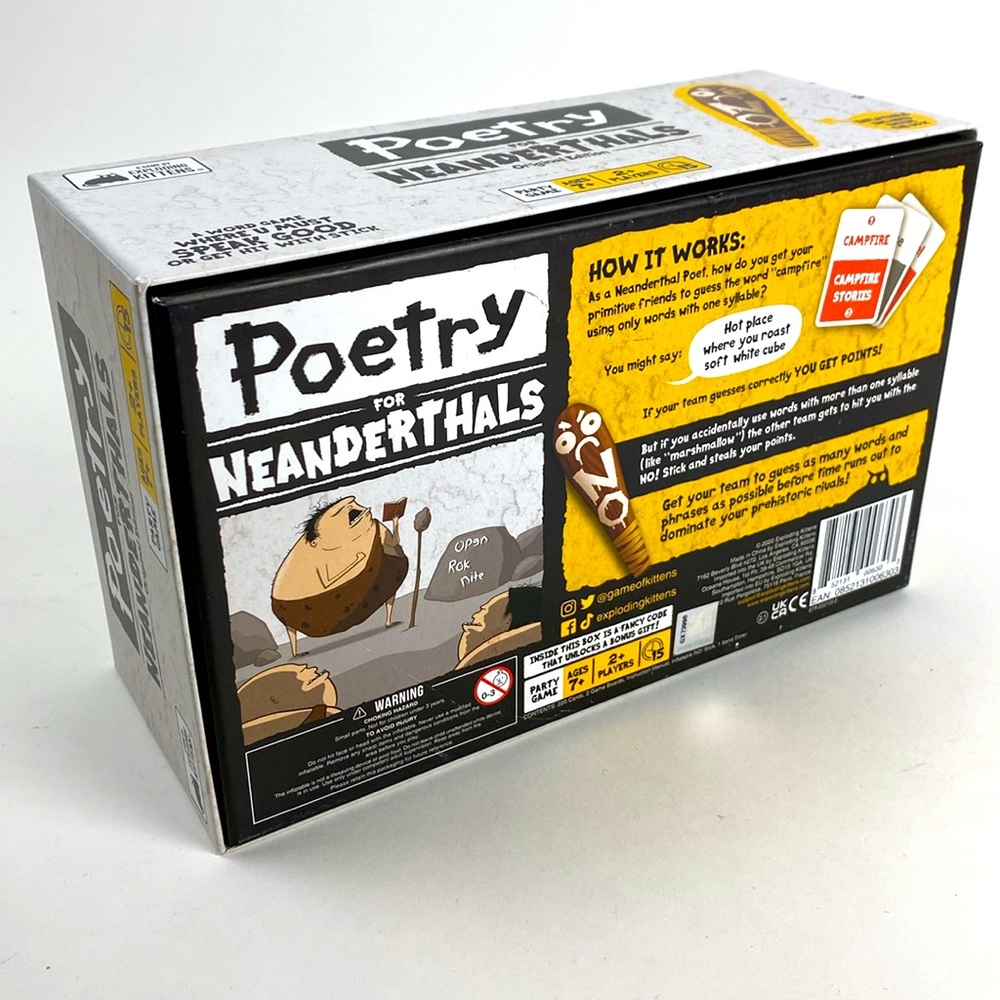 Poetry for Neanderthals by Exploding Kittens - Picture 2 of 8